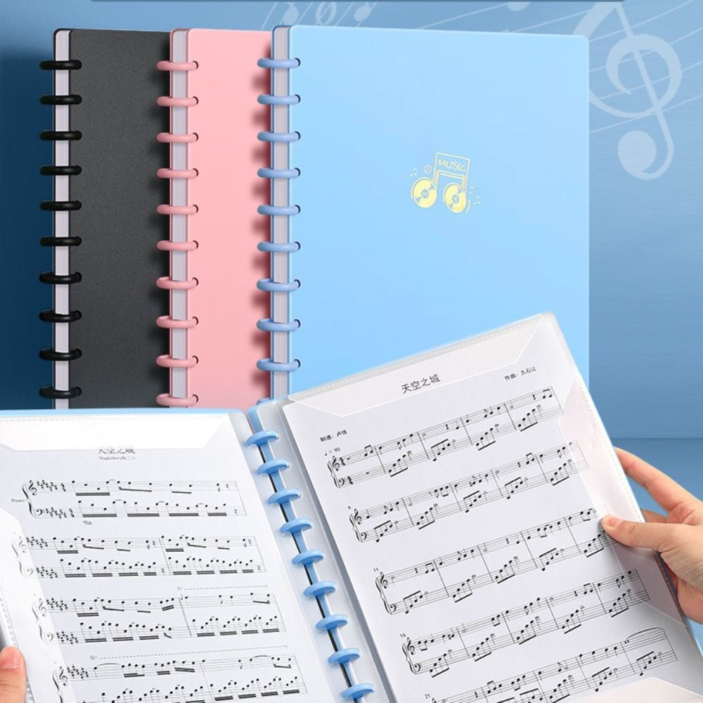 Document Scanner Portable - ใหม่พลาสติกโน้ตเพลงโฟลเดอร์โปร่งใส A4 เปียโนแผ่นโฟลเดอร์แบบพกพาโฟลเดอร์หนังสือเพลง