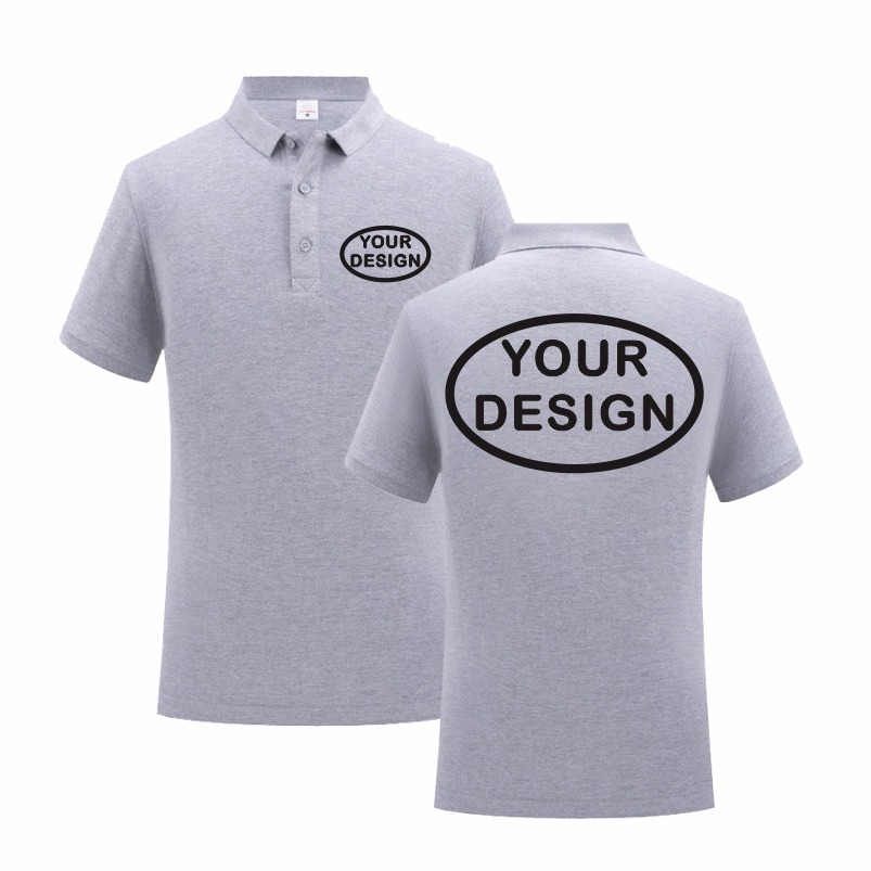 Home Office Logo - ฤดูร้อนผ้าฝ้ายเสื้อโปโลโลโก้การพิมพ์ที่กําหนดเองเย็บปักถักร้อยส่วนบุคคลบริษัทส่วนบุคคลเสื้อบุรุษและสตรี