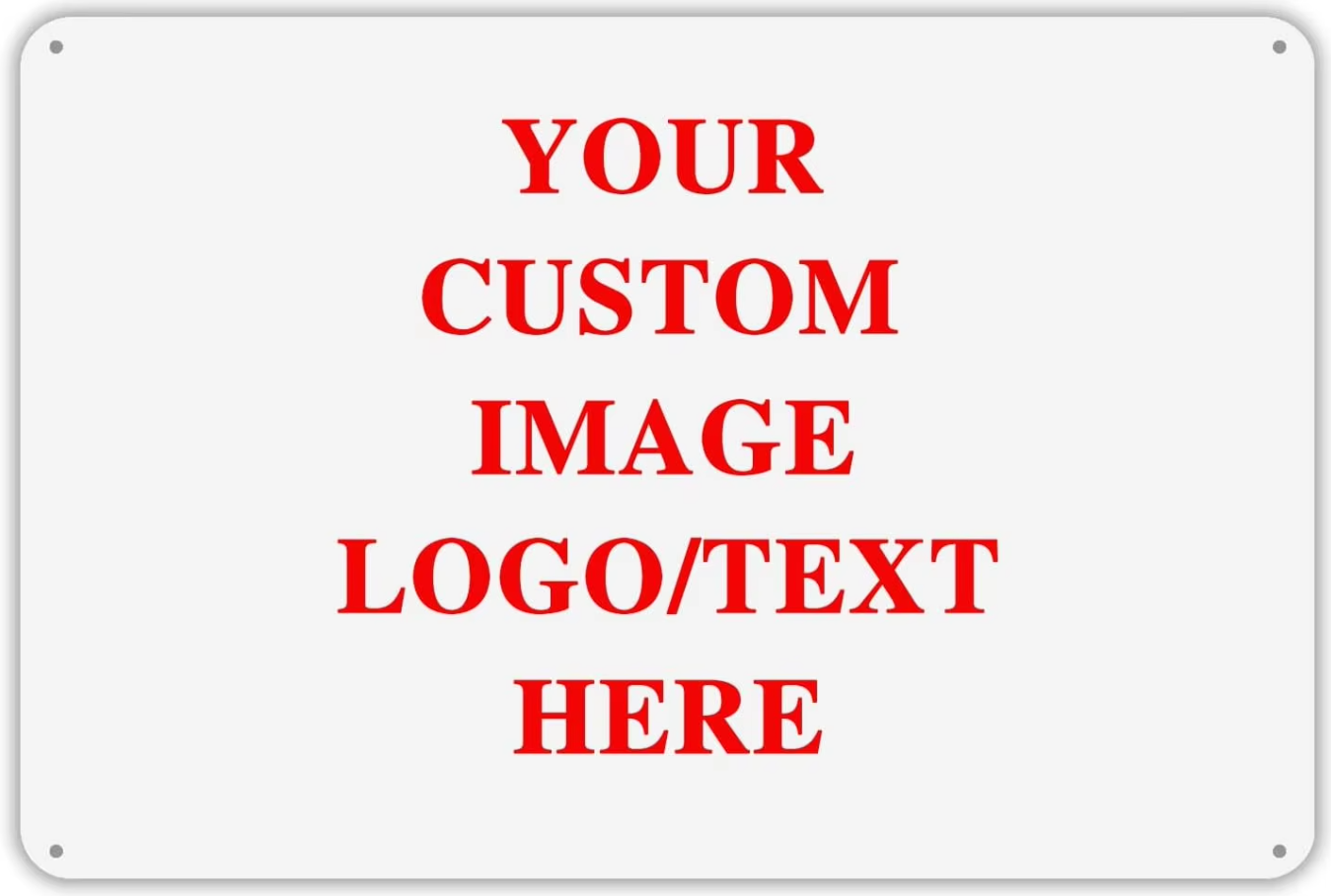 Home Office Logo - ป้ายโลหะสั่งทำ ออกแบบข้อความ รูปภาพ โลโก้ของคุณเอง สำหรับบ้าน ครัว