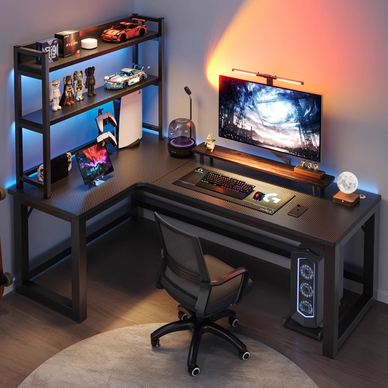 Home Office Work Table - โต๊ะคอมพิวเตอร์ โต๊ะมุมบ้าน โต๊ะอ่านหนังสือ โต๊ะทำงาน โต๊ะเขียนหนังสือสำนักงาน อีสปอร์ต