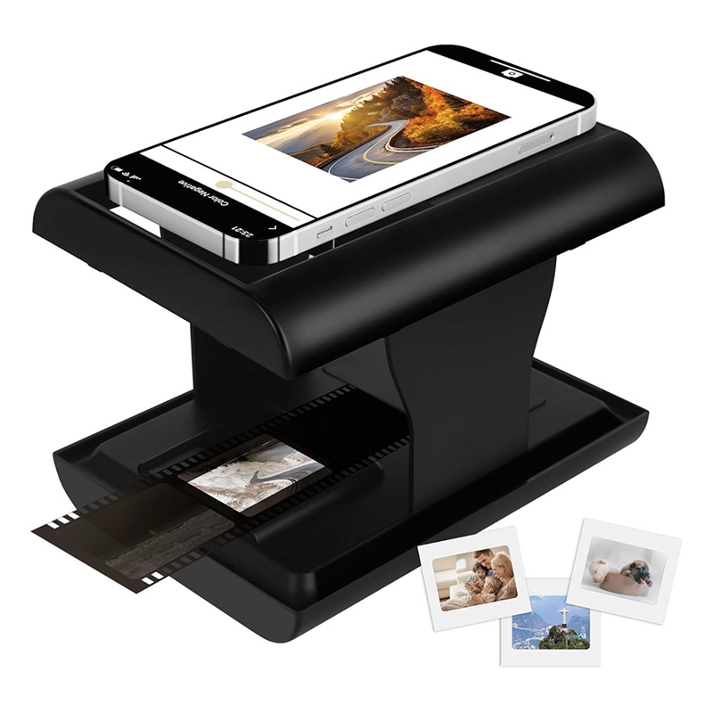 Document Scanner Portable - เครื่องสแกนฟิล์มและสไลด์มือถือ, สไลด์ 35 มม. และสแกนเนอร์เชิงลบพร้อมไฟพื้นหลัง LED