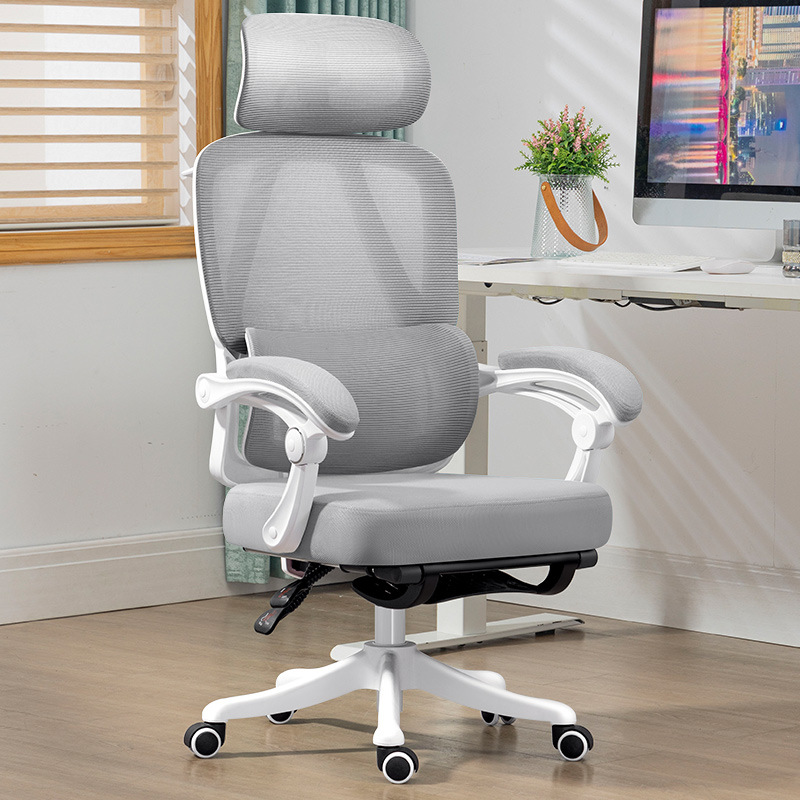 Ergonomic Office Chair - เก้าอี้ตามหลักสรีรศาสตร์, เก้าอี้สำนักงานที่ระบายอากาศได้ดี, เก้าอี้พักผ่อนในหอพัก, เก้าอี้คอมพิวเตอร์ที่นั่งนานไม่เมื่อยล้า, แข็งแรงและทนทาน