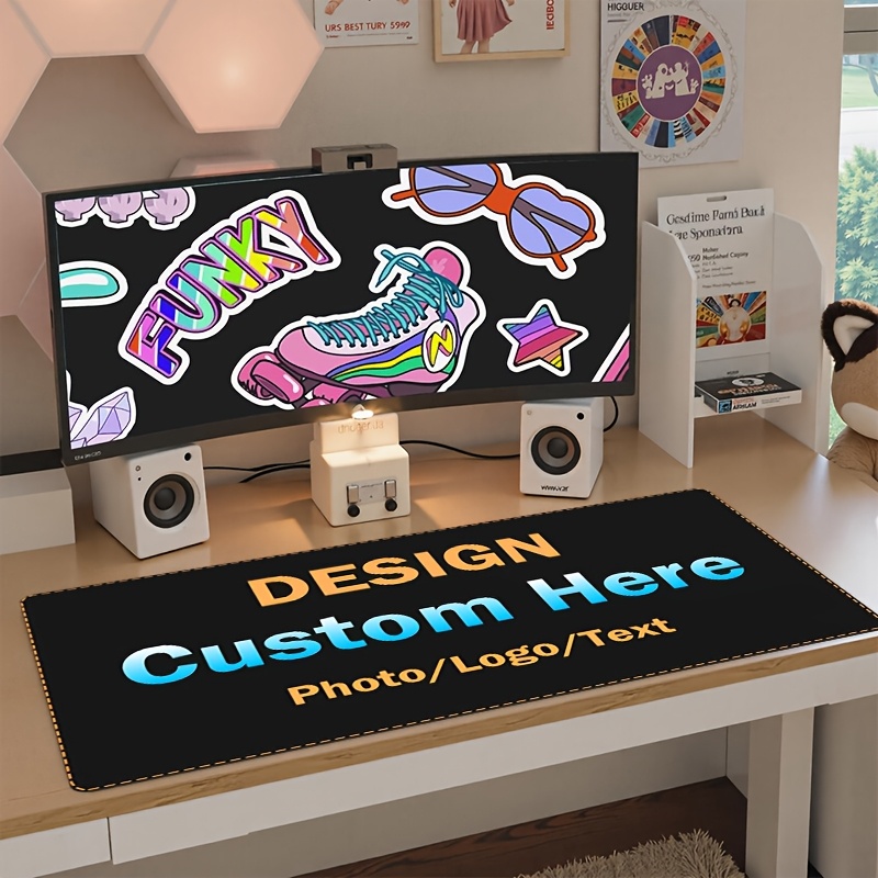 แผ่นรองเมาส์สั่งทำพิเศษ ออกแบบ - Home Office Logo บทวิจารณ์และราคา