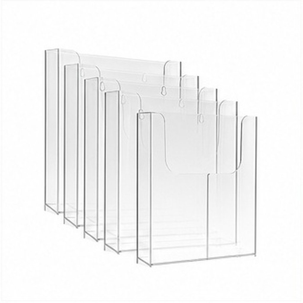 ชุด 4 ชิ้น ที่วางโบรชัวร์ติดผน - Document Holder Stand บทวิจารณ์และราคา