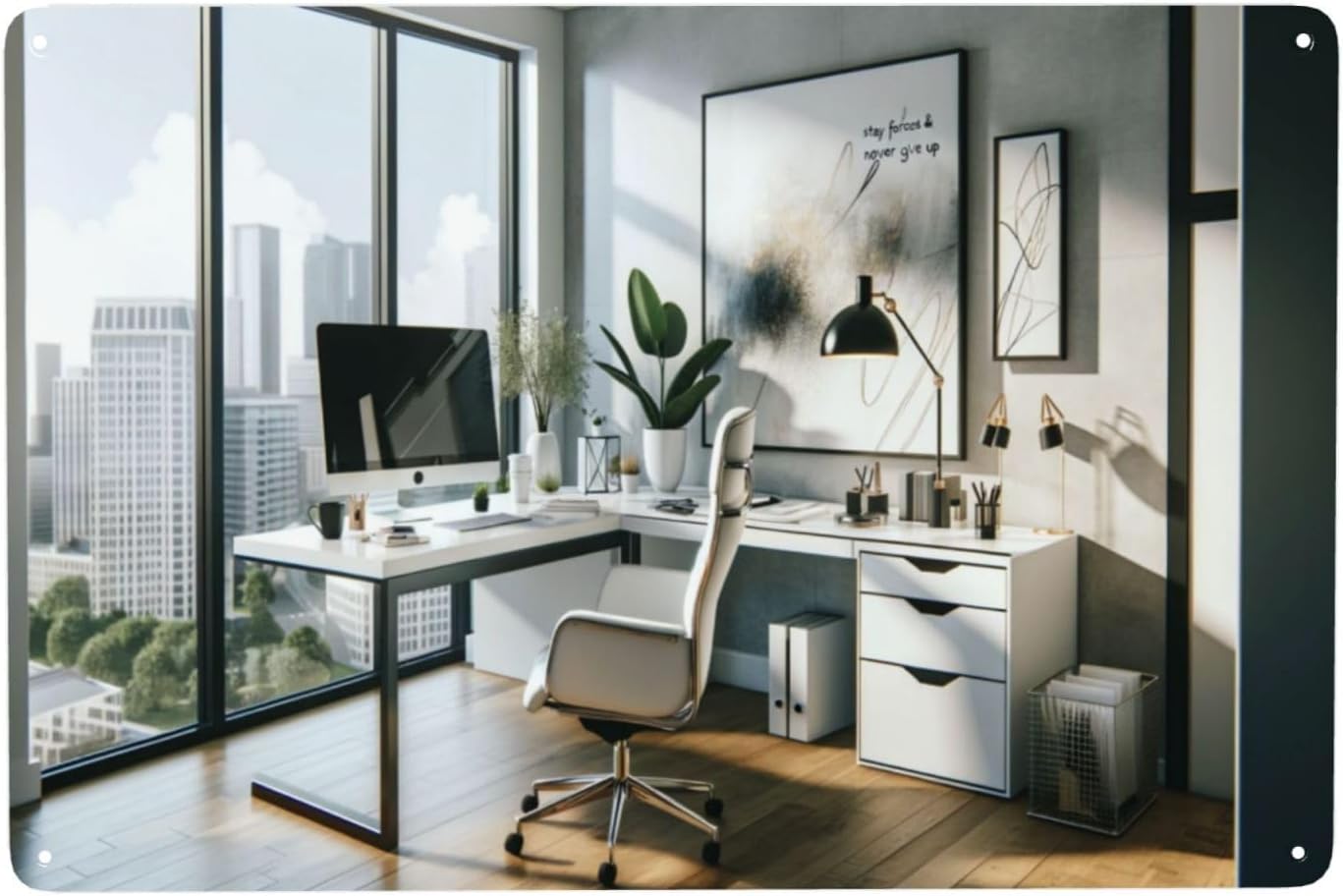 ป้ายโลหะตกแต่งผนังสไตล์มินิมอล - Home Office Room Inspiration บทวิจารณ์และราคา