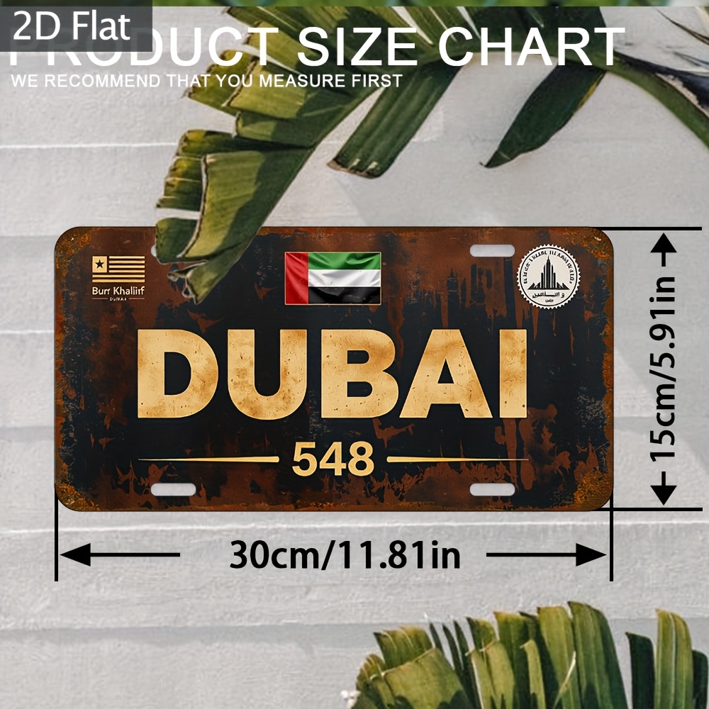 ป้ายโลหะอลูมิเนียมสไตล์วินเทจ  - Home Office Dubai บทวิจารณ์และราคา